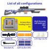 AGM MASTECH M24 Foam Blaster, Shell Ejecting, Safety Switch, Adjustable Stock 41.8 Inch, Fast Dart Loader, Scope, 40 Darts, 20 Casings, 2 Mags, Tactical Gear for Teens 14+ Adults(Blue) view 4