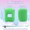 Silicone Cover Case for Bitzee Interactive Toy Digital Pet, Silicone Protective Case for Bitzee Virtual Electronic Pets, Digital Pet Case Accessories for Bitzee with Lanyard (Case Only) (Green) view 2