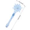 JOINPAYA Snowflake Wand: Princess Light Up Glow Wand for Christmas Halloween Party Supplies view 2