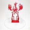 3D Whole Brain Blood Vessel Model Head and Neck Artery Model Intracranial Blood Vessel Head Neck Blood Vessel Model view 2