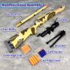 AGM MASTECH M24 Foam Blaster, Shell Ejecting, Safety Switch, Adjustable Stock 41.8 Inch, Fast Dart Loader, Scope, 40 Darts, 20 Casings, 2 Mags, Tactical Gear for Teens 14+ Adults(Yellow) view 2