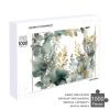 1000 PCS Jigsaw Puzzle for Adults Personalized Picture Puzzle Gold and Green Leaves Customized Wooden Puzzle for Family, Birthday, Wedding, Game Nights Gifts Animal Puzzle view 4