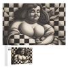 1000 PCS Jigsaw Puzzle for Adults Personalized Picture Puzzle Checkerboard Style Customized Wooden Puzzle for Family, Birthday, Wedding, Game Nights Gifts Animal Puzzle view 1