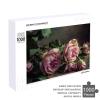 1000 PCS Jigsaw Puzzle for Adults Personalized Picture Puzzle Flowers on Wooden Table Customized Wooden Puzzle for Family, Birthday, Wedding, Game Nights Gifts Animal Puzzle view 4