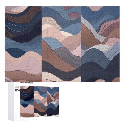 1000 PCS Jigsaw Puzzle for Adults Personalized Picture Puzzle Beige Landscape Customized Wooden Puzzle for Family, Birthday, Wedding, Game Nights Gifts Animal Puzzle