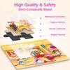 SYNARRY Princess Fairy Party Magnetic Puzzles for Toddlers 3-5 Girls, 36 Pieces Travel Puzzles for Kids Ages 4-6, Easter Basket Stuffers Valentines Day Gifts, Road Trip Car Airplane Activities Toy view 3