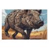1000 PCS Jigsaw Puzzle for Adults Personalized Picture Puzzle Cartoon Wild Boar Customized Wooden Puzzle for Family, Birthday, Wedding, Game Nights Gifts Animal Puzzle view 3