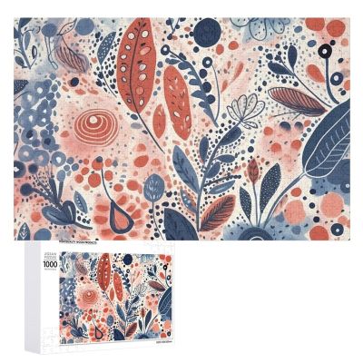 1000 PCS Jigsaw Puzzle for Adults Personalized Picture Puzzle Colored Spots Customized Wooden Puzzle for Family, Birthday, Wedding, Game Nights Gifts Animal Puzzle