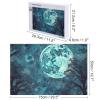 1000 PCS Jigsaw Puzzle for Adults Personalized Picture Puzzle Blue Moon Customized Wooden Puzzle for Family, Birthday, Wedding, Game Nights Gifts Animal Puzzle view 2
