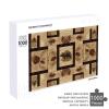 1000 PCS Jigsaw Puzzle for Adults Personalized Picture Puzzle Rustic Lodge Customized Wooden Puzzle for Family, Birthday, Wedding, Game Nights Gifts Animal Puzzle view 4