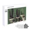 1000 PCS Jigsaw Puzzle for Adults Personalized Picture Puzzle Green Cactus Customized Wooden Puzzle for Family, Birthday, Wedding, Game Nights Gifts Animal Puzzle view 4