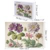 1000 PCS Jigsaw Puzzle for Adults Personalized Picture Puzzle Different Kinds of Flowers Customized Wooden Puzzle for Family, Birthday, Wedding, Game Nights Gifts Animal Puzzle view 2
