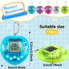 Conagel 15 Pcs Heart Shaped Virtual Pets Keychain Electronic Digital Pets Keychain Handheld Game Machine Nostalgic 90s Toy for Kids Birthday Party Gifts Goodie Bag Fillers view 2