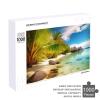1000 PCS Jigsaw Puzzle for Adults Personalized Picture Puzzle Tropical Beach Scenery Customized Wooden Puzzle for Family, Birthday, Wedding, Game Nights Gifts Animal Puzzle view 4