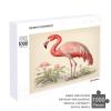 1000 PCS Jigsaw Puzzle for Adults Personalized Picture Puzzle Art Flamingo Customized Wooden Puzzle for Family, Birthday, Wedding, Game Nights Gifts Animal Puzzle view 4