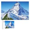 1000 PCS Jigsaw Puzzle for Adults Personalized Picture Puzzle Beautiful Snow Mountain2 Customized Wooden Puzzle for Family, Birthday, Wedding, Game Nights Gifts Animal Puzzle view 1