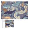 1000 PCS Jigsaw Puzzle for Adults Personalized Picture Puzzle Purple Animal Pattern Customized Wooden Puzzle for Family, Birthday, Wedding, Game Nights Gifts Animal Puzzle view 1