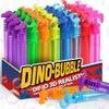 Dinosaur Birthday Decoration, 3D Detail Mini Bubble Wands Bulk 32 Pack, Neon Dino Party Favors Supplies for Kids, Pinata Filler Goody Bag Stuffers, Carnival Prizes, Treasure Box Toys Gift for Girl Boy view 1