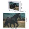 1000 PCS Jigsaw Puzzle for Adults Personalized Picture Puzzle Horse Crossing Field Customized Wooden Puzzle for Family, Birthday, Wedding, Game Nights Gifts Animal Puzzle view 2