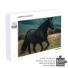 1000 PCS Jigsaw Puzzle for Adults Personalized Picture Puzzle Horse Crossing Field Customized Wooden Puzzle for Family, Birthday, Wedding, Game Nights Gifts Animal Puzzle view 4