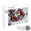 1000 PCS Jigsaw Puzzle for Adults Personalized Picture Puzzle Coffee Cup and White Bed Customized Wooden Puzzle for Family, Birthday, Wedding, Game Nights Gifts Animal Puzzle view 4
