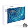 1000 PCS Jigsaw Puzzle for Adults Personalized Picture Puzzle Blue Hippie Art Customized Wooden Puzzle for Family, Birthday, Wedding, Game Nights Gifts Animal Puzzle view 4