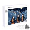 1000 PCS Jigsaw Puzzle for Adults Personalized Picture Puzzle Three Penguins Customized Wooden Puzzle for Family, Birthday, Wedding, Game Nights Gifts Animal Puzzle view 4
