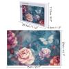1000 PCS Jigsaw Puzzle for Adults Personalized Picture Puzzle Elegant Blue Flowers Customized Wooden Puzzle for Family, Birthday, Wedding, Game Nights Gifts Animal Puzzle view 2