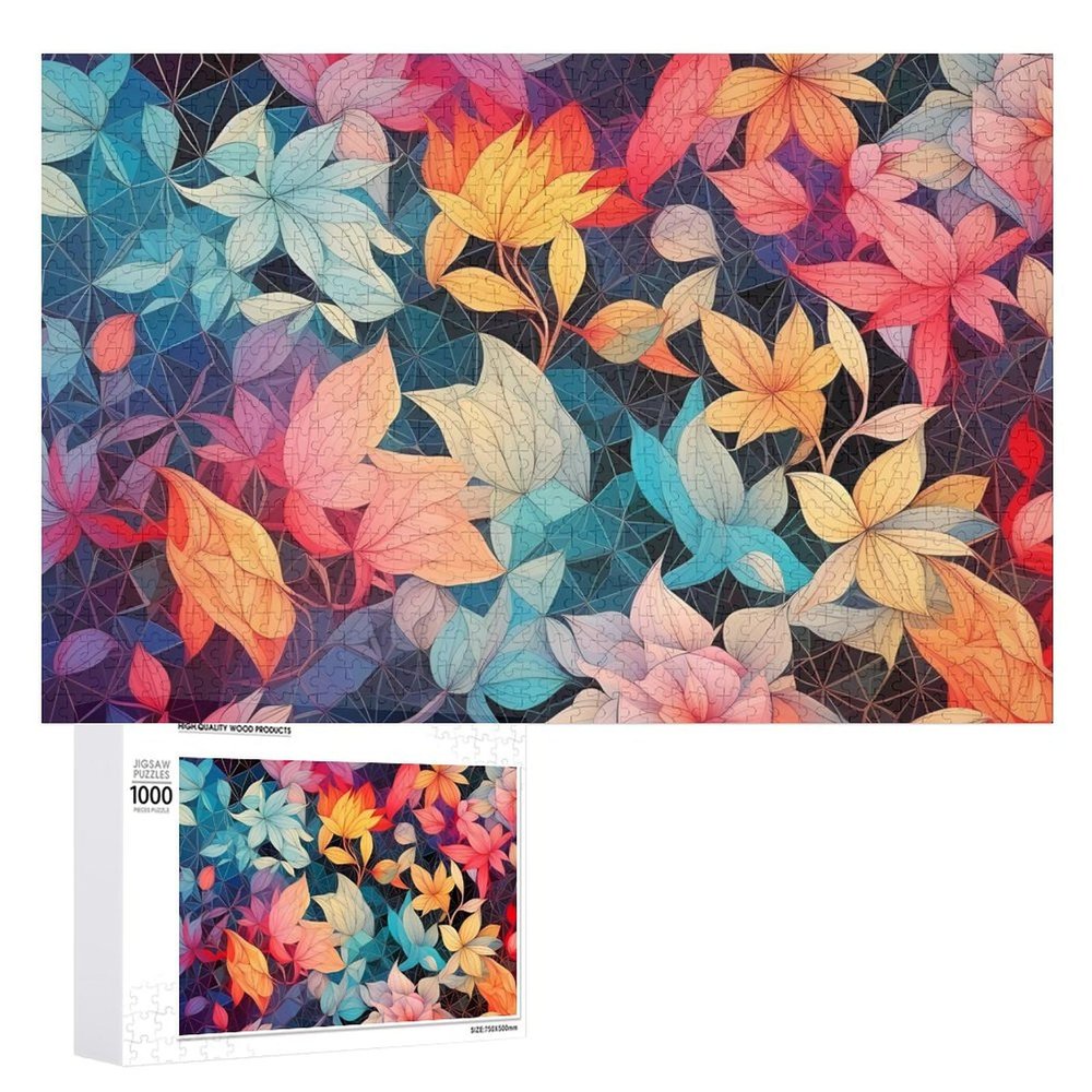 1000 PCS Jigsaw Puzzle for Adults Personalized Picture Puzzle Colorful Printing Customized Wooden Puzzle for Family, Birthday, Wedding, Game Nights Gifts Animal Puzzle