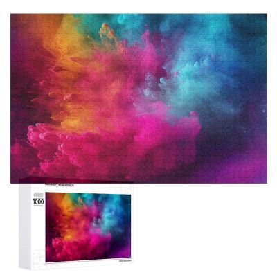 1000 PCS Jigsaw Puzzle for Adults Personalized Picture Puzzle Powder Spilled Customized Wooden Puzzle for Family, Birthday, Wedding, Game Nights Gifts Animal Puzzle