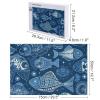 1000 PCS Jigsaw Puzzle for Adults Personalized Picture Puzzle Fish and Shells Customized Wooden Puzzle for Family, Birthday, Wedding, Game Nights Gifts Animal Puzzle view 2