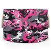 Abstract Camouflage Round Baby Gift Baskets,Pinks White Camo Round Decorative Storage Box Canvas Fabric Organizer with Handles,Baskets Bin for Home Shelves Closet Nursery Gifts view 1