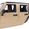 1/10 RC Car Hard Jeep Body Shell Kit, Jeep Body, Open Shell Kit 313mm Wheelbase for RC Crawler Car Axial SCX10 90046 90047 RGT EX86100(Khaki) view 4