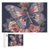 1000 PCS Jigsaw Puzzle for Adults Personalized Picture Puzzle Flying Among The Flowers Customized Wooden Puzzle for Family, Birthday, Wedding, Game Nights Gifts Animal Puzzle view 1