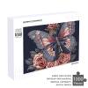 1000 PCS Jigsaw Puzzle for Adults Personalized Picture Puzzle Flying Among The Flowers Customized Wooden Puzzle for Family, Birthday, Wedding, Game Nights Gifts Animal Puzzle view 4