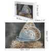 1000 PCS Jigsaw Puzzle for Adults Personalized Picture Puzzle Butterflies Appear on Plants Customized Wooden Puzzle for Family, Birthday, Wedding, Game Nights Gifts Animal Puzzle view 2