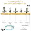 Star Quick Links Premium Polished Spinning Top with 3 mm Stainless Steel Ball Tip High Performance Metal Top Spinner (5 in 1, Electro Plated Mild Steel) view 2
