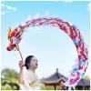 LXLZYXSF Outdoor 3D Dragon Poi with Swing Rope & Dragon Head & Travel Bag, Chinese Flowy Shaking & Flinging Ribbon Streamer for Kids Adults, Birthday Gifts (Size : 2m/6.5ft/78.7in Long) view 1
