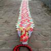 LXLZYXSF Outdoor 3D Dragon Poi with Swing Rope & Dragon Head & Travel Bag, Chinese Flowy Shaking & Flinging Ribbon Streamer for Kids Adults, Birthday Gifts (Size : 2m/6.5ft/78.7in Long) view 2