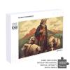 1000 PCS Jigsaw Puzzle for Adults Personalized Picture Puzzle Man Leads The Sheep Customized Wooden Puzzle for Family, Birthday, Wedding, Game Nights Gifts Animal Puzzle view 4