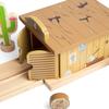 Bigjigs Rail Wooden Saloon Tunnel - Wild West Accessory for Train Sets, Kids Railway Accessories, Eco Friendly Toddler Toys & Gifts, Made with Sustainable Wood, Age 3 Years Old + view 4