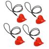 VICASKY 2sets Stroller Clips for Blanket Attachment Multi-Functional Pushchair Toy Holders Prevents from Kicking Off Covers for Showers Red view 1