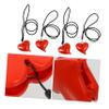 VICASKY 2sets Stroller Clips for Blanket Attachment Multi-Functional Pushchair Toy Holders Prevents from Kicking Off Covers for Showers Red view 2