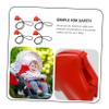 VICASKY 2sets Stroller Clips for Blanket Attachment Multi-Functional Pushchair Toy Holders Prevents from Kicking Off Covers for Showers Red view 4