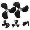 BESTonZON High Strength Paddle for Rc Boat DIY Propeller Accessory Plastic Propeller for Boat Repairing Tool view 3