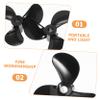 BESTonZON High Strength Paddle for Rc Boat DIY Propeller Accessory Plastic Propeller for Boat Repairing Tool view 4