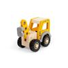Bigjigs Toys Mini Crane Truck - Kids Cranes, Wooden Construction Toy, Toddler Play Vehicle, Sandpit Playsets, Gifts for Toddlers, Sustainably Made, Age 12+ Months view 1