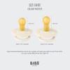 BIBS Pacifiers - Studio 2 Pack | Round Nipple Baby Pacifier | BPA Free Natural Rubber Latex Soother | Made in Denmark | Size 0+ Months | Pin Sage view 3
