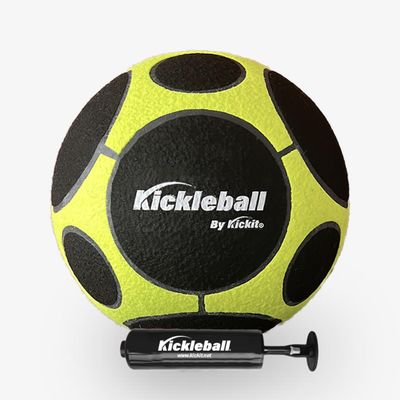 Kickit Kickleball Soccer Tennis Ball Engineered for Pickelball Play, Official Soft Lightweight Ball for Training, Freestyle & Juggling, All Ages Outdoor Fun, Backyard, Beach & Court, Size 5