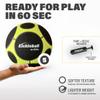 Kickit Kickleball Soccer Tennis Ball Engineered for Pickelball Play, Official Soft Lightweight Ball for Training, Freestyle & Juggling, All Ages Outdoor Fun, Backyard, Beach & Court, Size 5 view 2